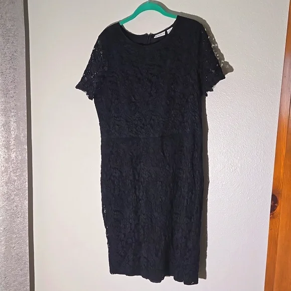 Liz Claiborne Lace Sheath Dress Size 14 - Picture 1 of 8